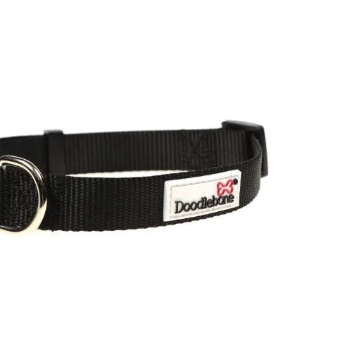 Doodlebone Dog Collar Coal Size 6-11