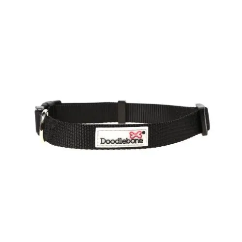 Doodlebone Dog Collar Coal Size 6-11