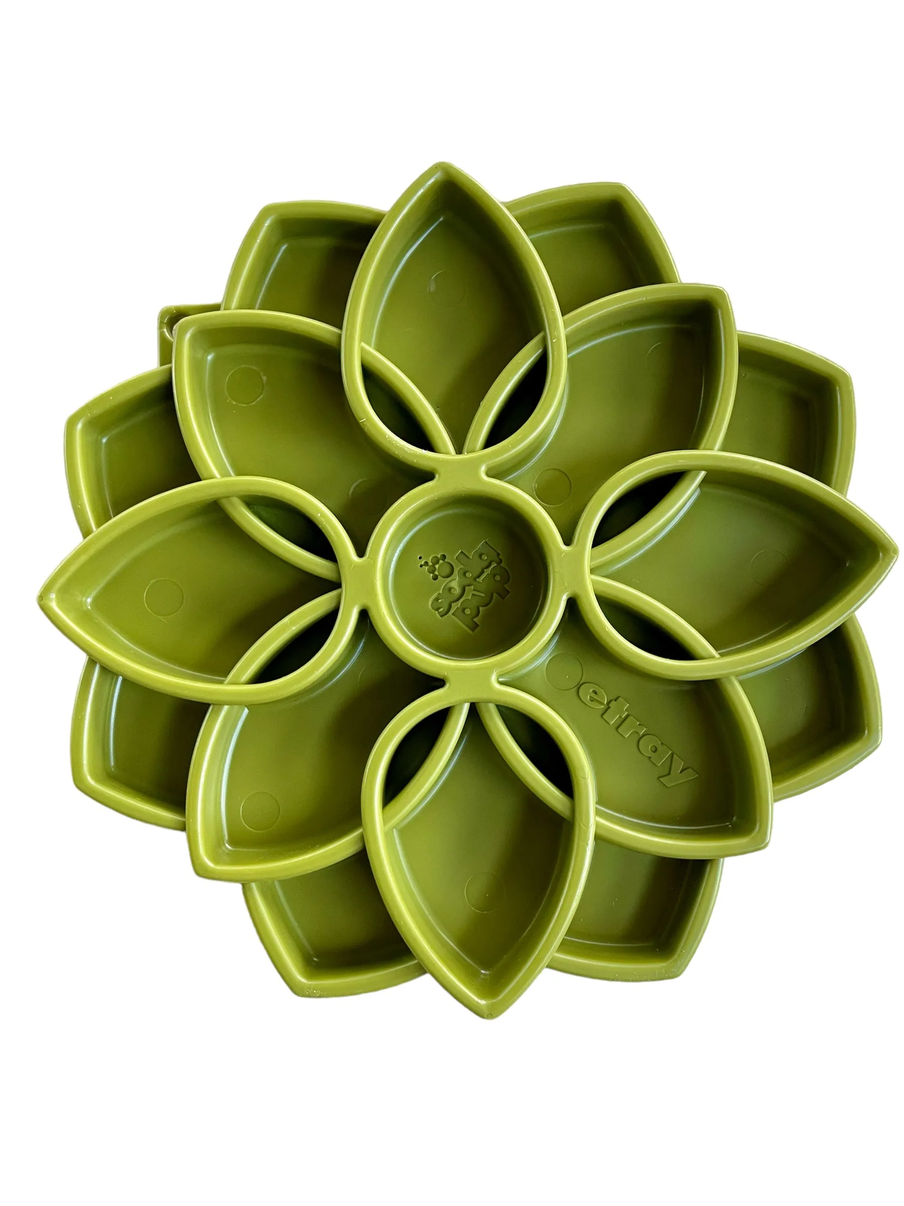 Enrichment tray for feeding dogs