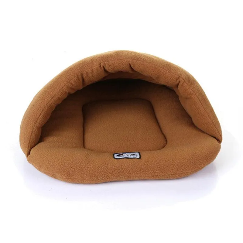 Fleece Pet's Sleeping Bed with Cushion