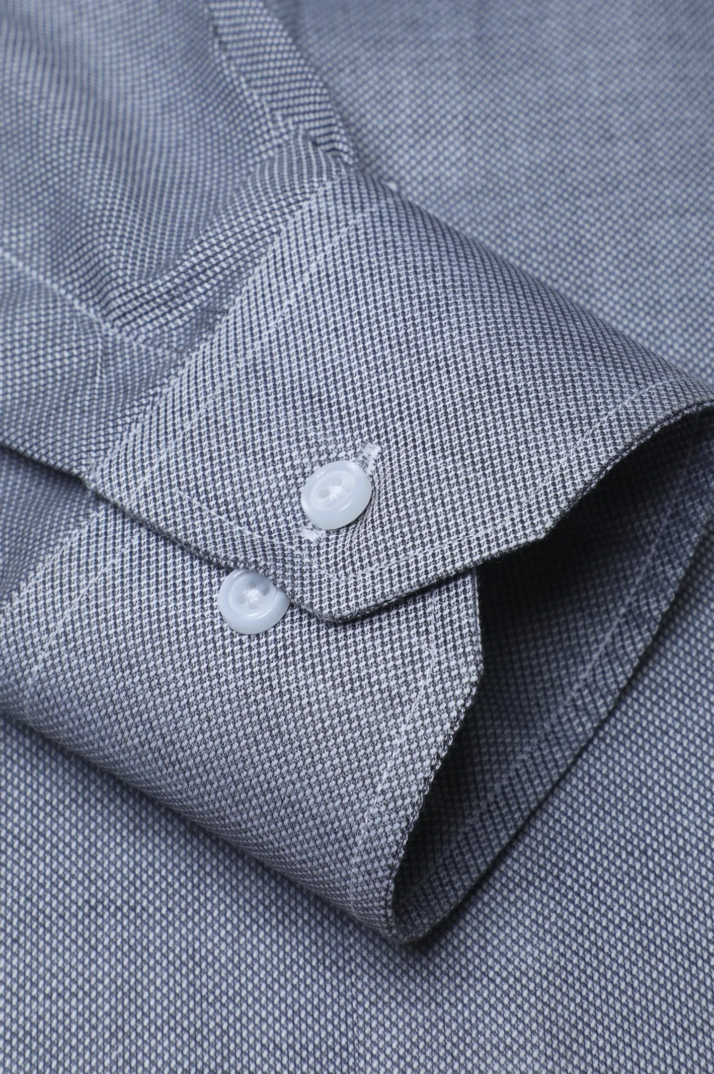 Grey Texture Formal Shirt