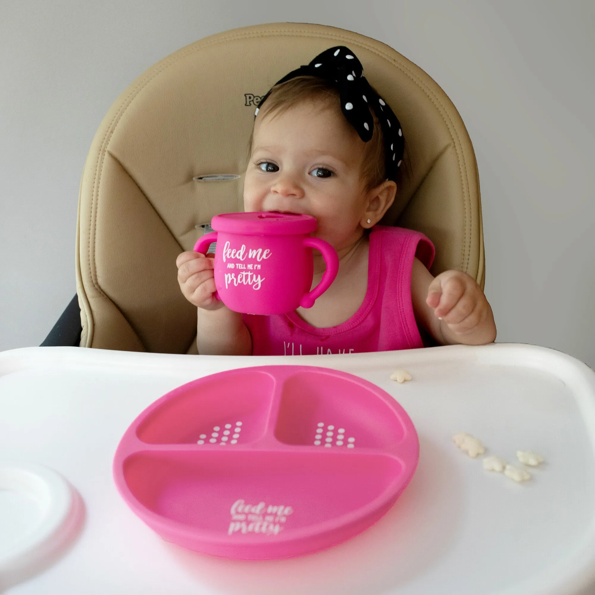 I'm Pretty 3.5" Silicone Snack Bowl with Lid