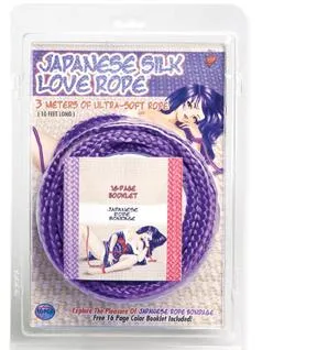 Japanese Silk Love Rope 3m Purple