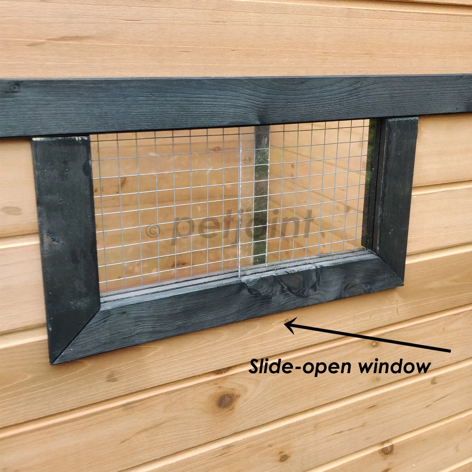 Large Wooden Dog Kennel Crate Door Lock, In-built Storage, Window