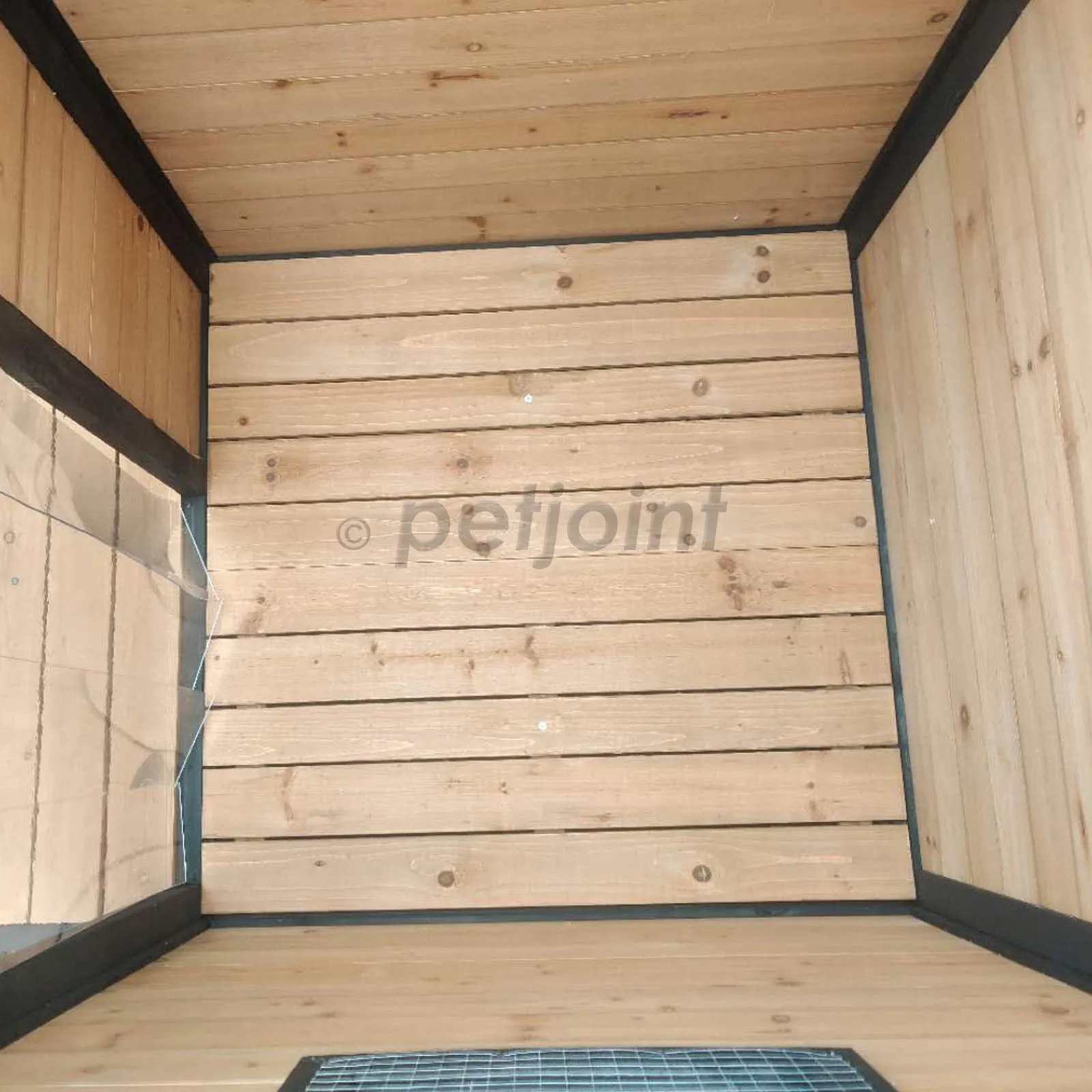 Large Wooden Dog Kennel Crate Door Lock, In-built Storage, Window