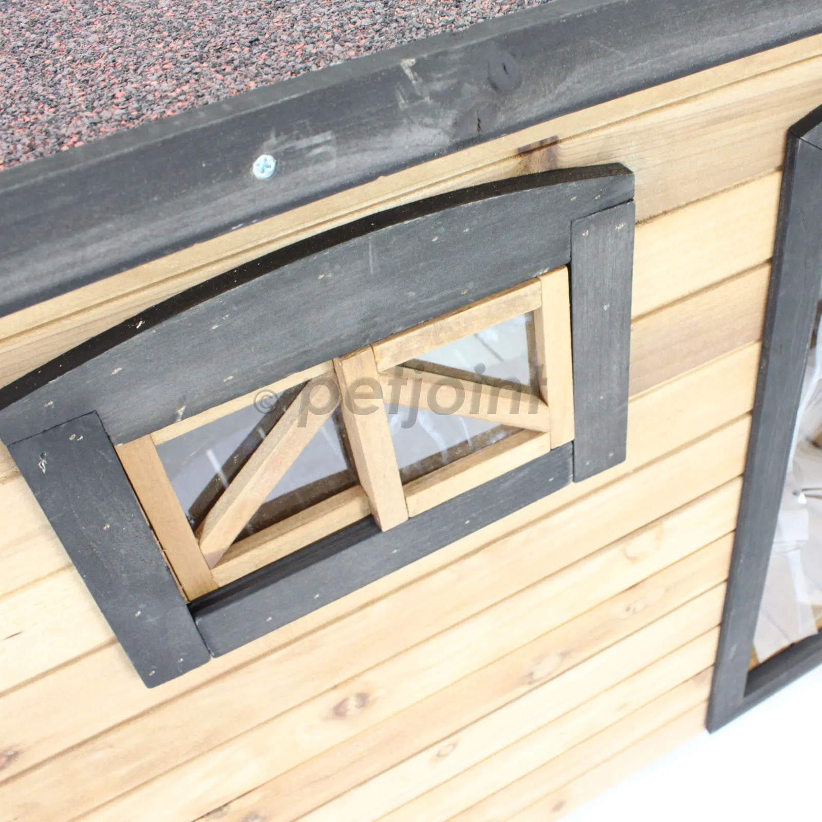 Large Wooden Pet Dog Kennel House Home - Indoor Outdoor