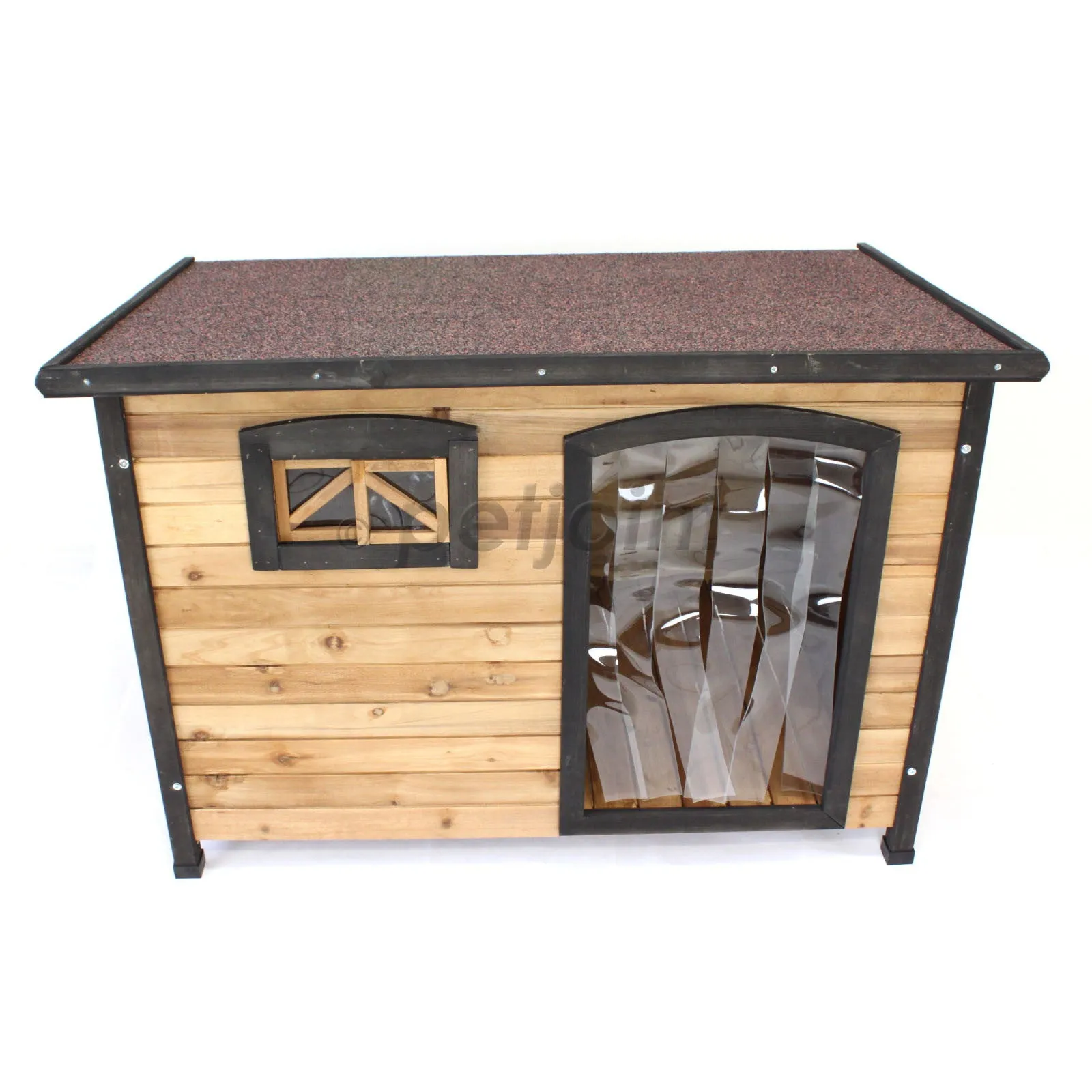 Large Wooden Pet Dog Kennel House Home - Indoor Outdoor