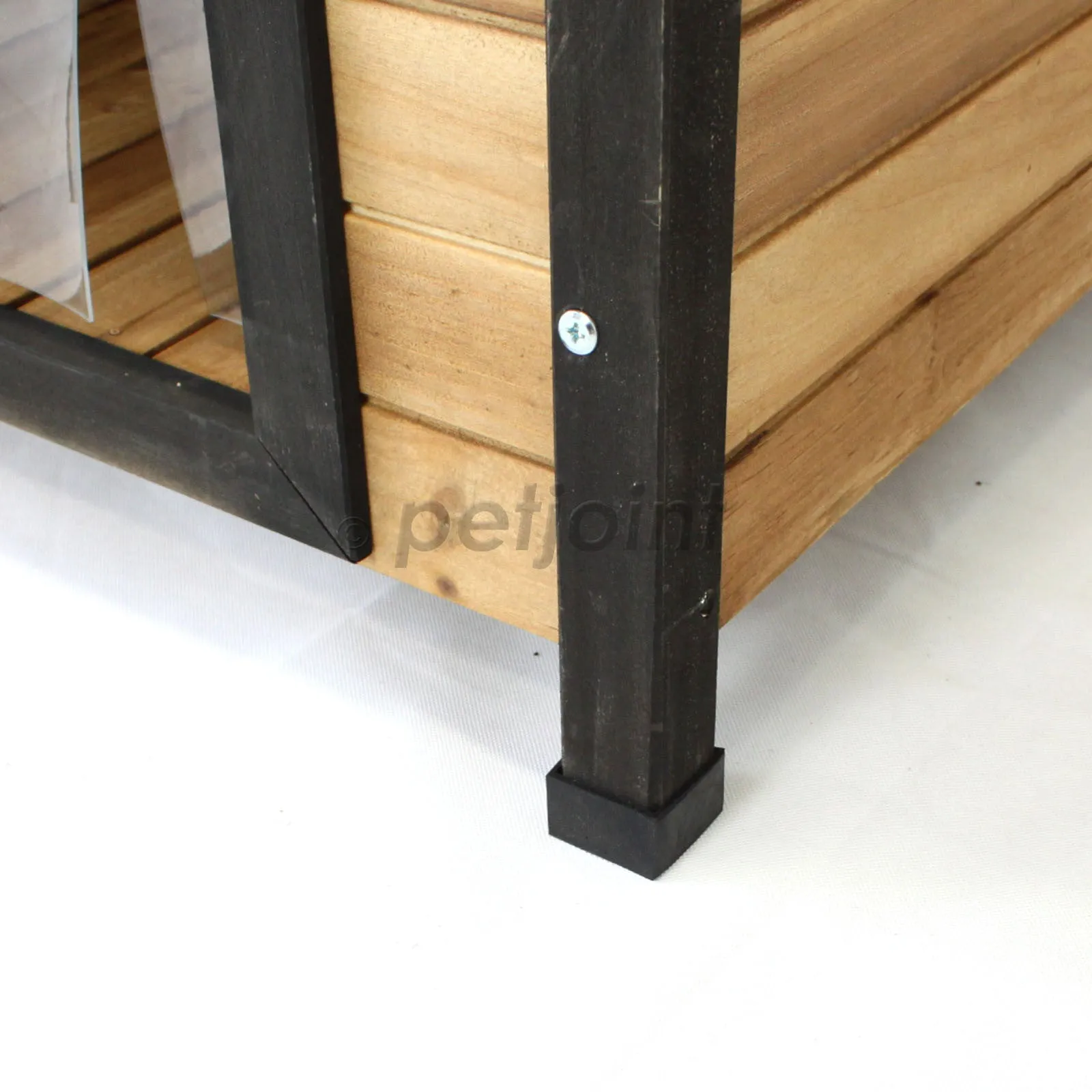 Large Wooden Pet Dog Kennel House Home - Indoor Outdoor