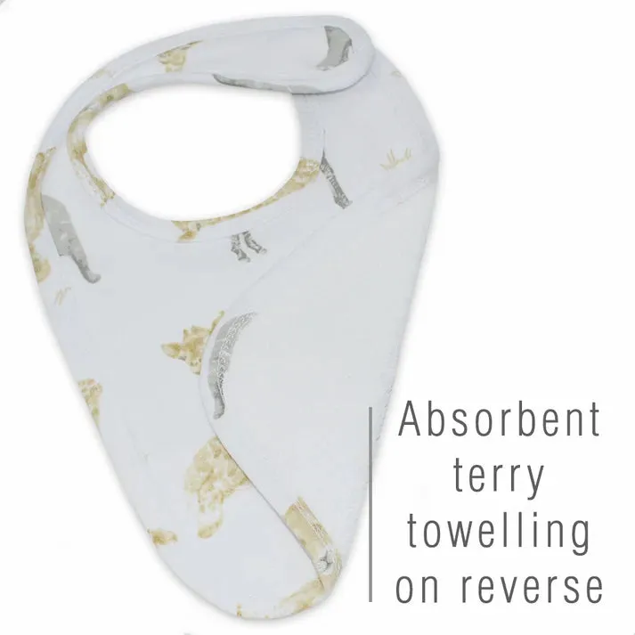 Living Textiles 2pk Bibs - Savana Babies