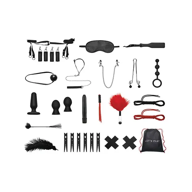 Lux Fetish Everything You Need Bondage In A Box 20-Piece Bedspreader Set