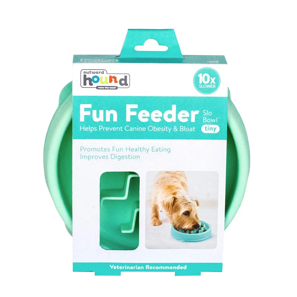 Mint Mini Wave Fun Feeder Slo Bowl