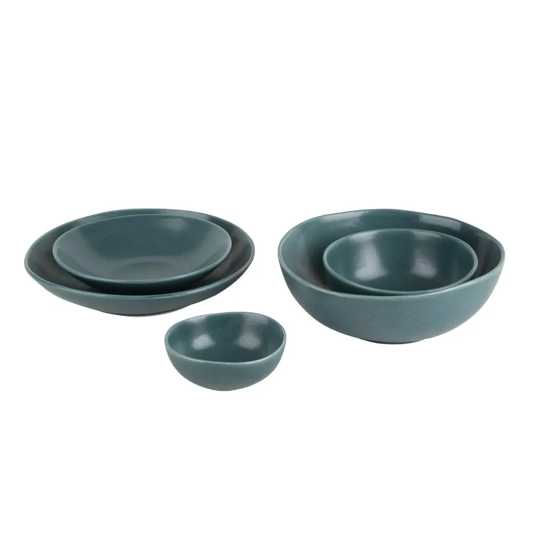 Olympia Build-a-Bowl Deep Bowls Blue 110mm (Pack of 12) - FC718