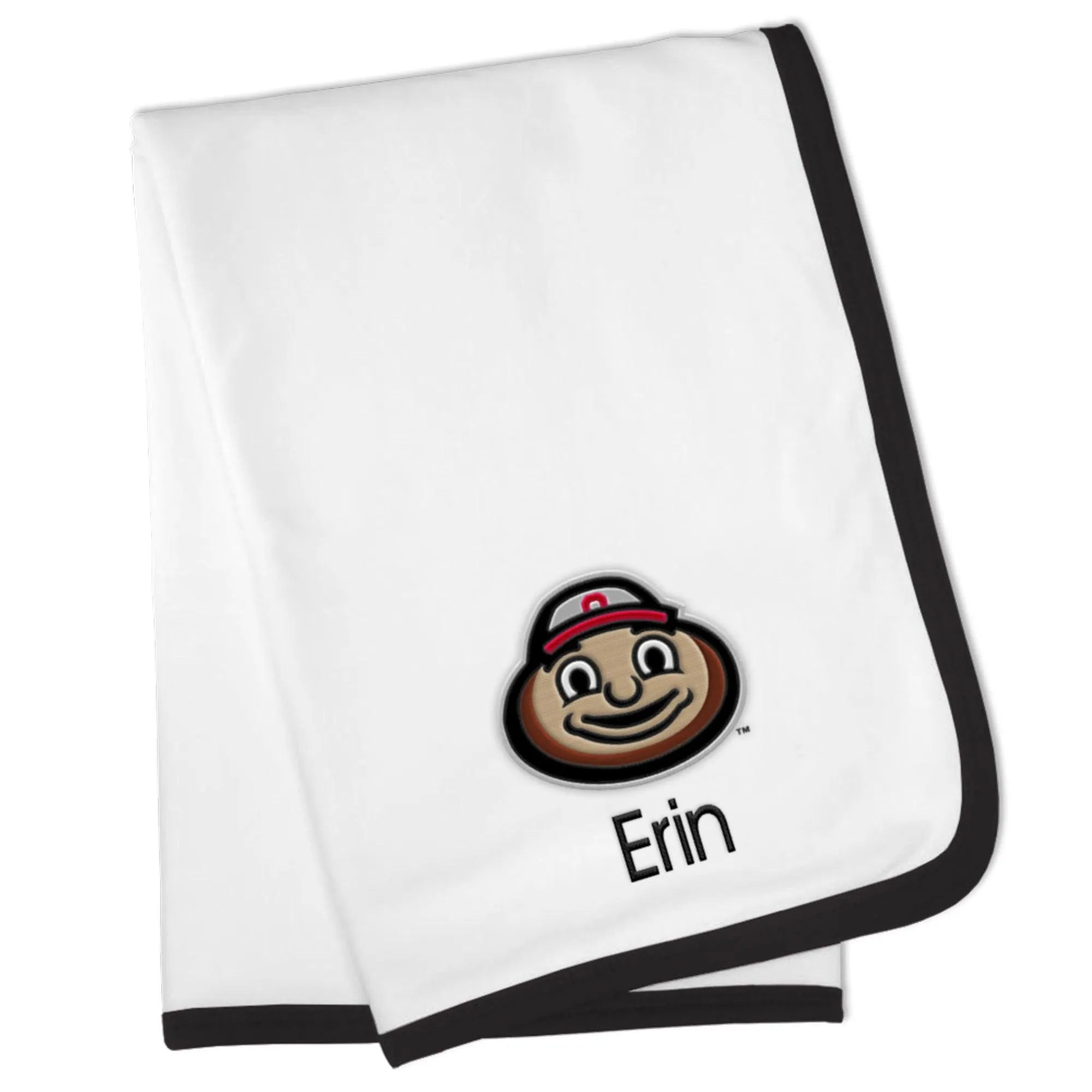 Personalized Ohio State Buckeyes Brutus Blanket