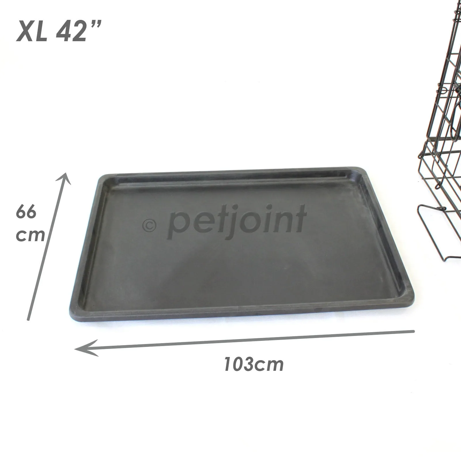 Pet Dog Crate Foldable Metal Cage Kennel Portable Pup Cat Rabbit House