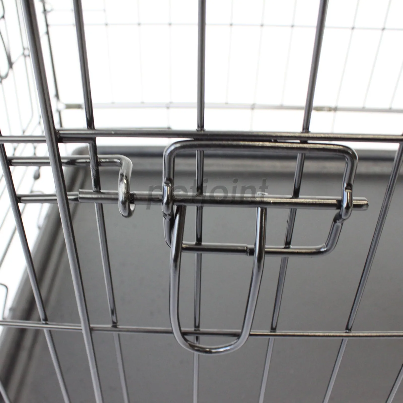 Pet Dog Crate Foldable Metal Cage Kennel Portable Pup Cat Rabbit House