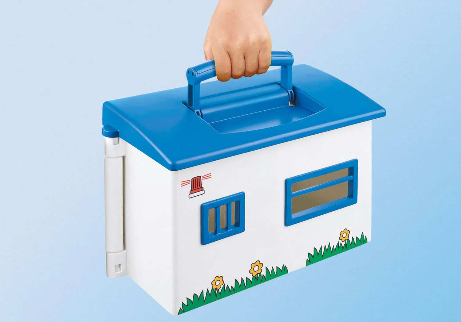 Playmobil 1.2.3 Take Along Police Station