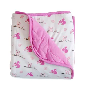 Quilted Blanket in Blossom/Park