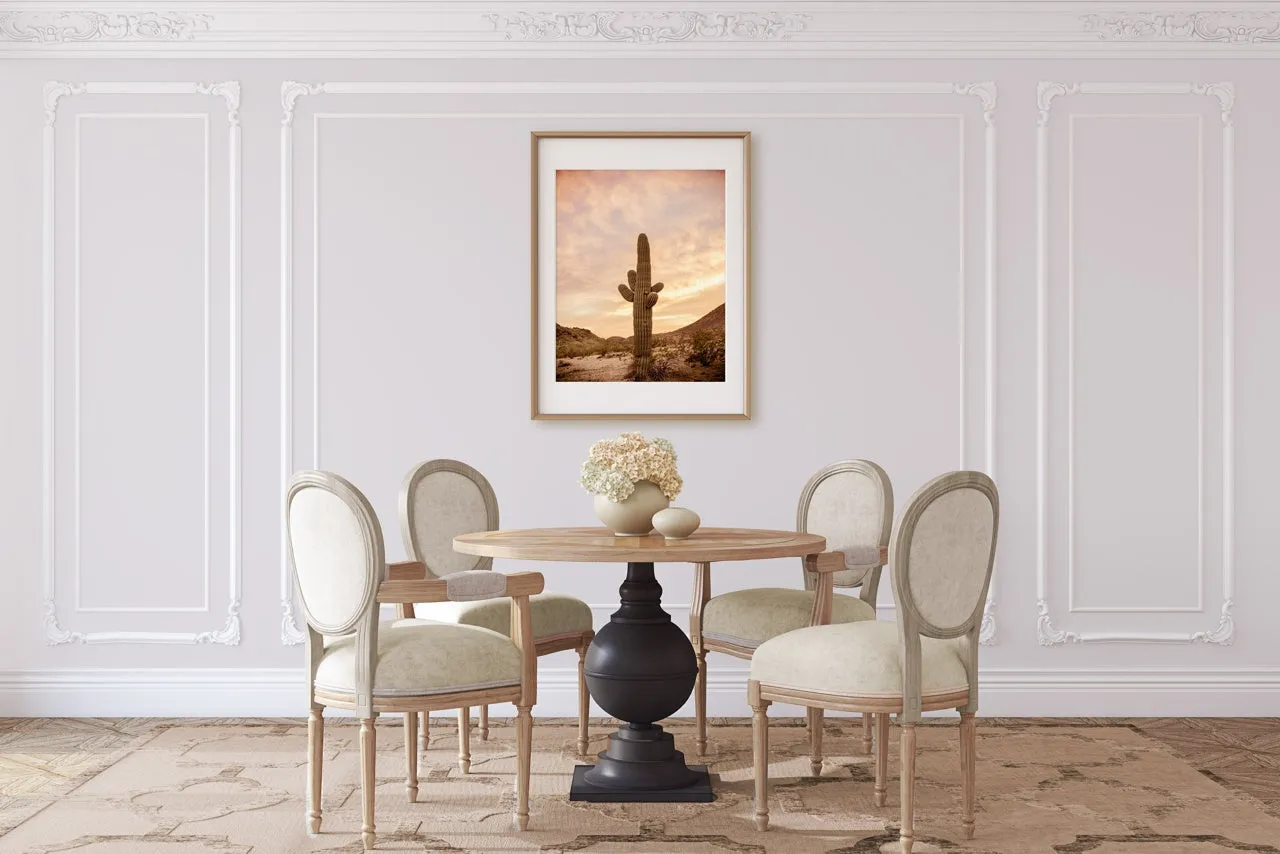 "Lonely Cactus Off Route 10" | Desert Photography Print