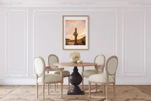 "Lonely Cactus Off Route 10" | Desert Photography Print
