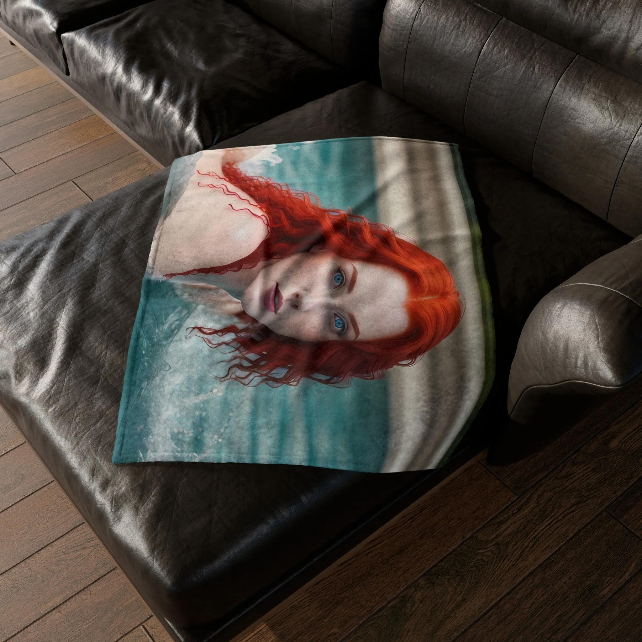 Red Hot Red-head - Soft Polyester Blanket - UK