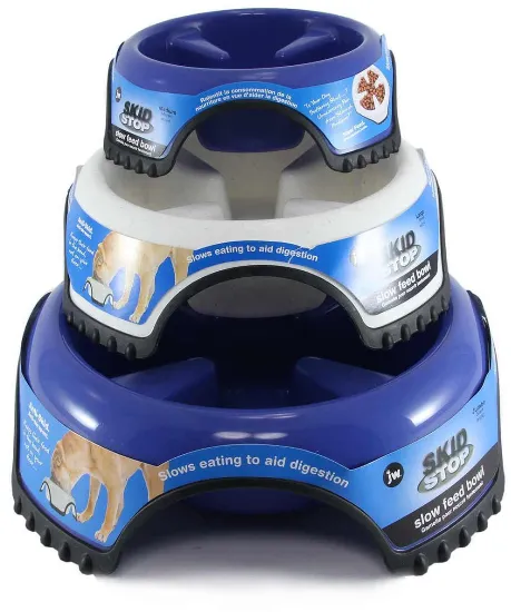 Skid Stop Slow Feed Bowl