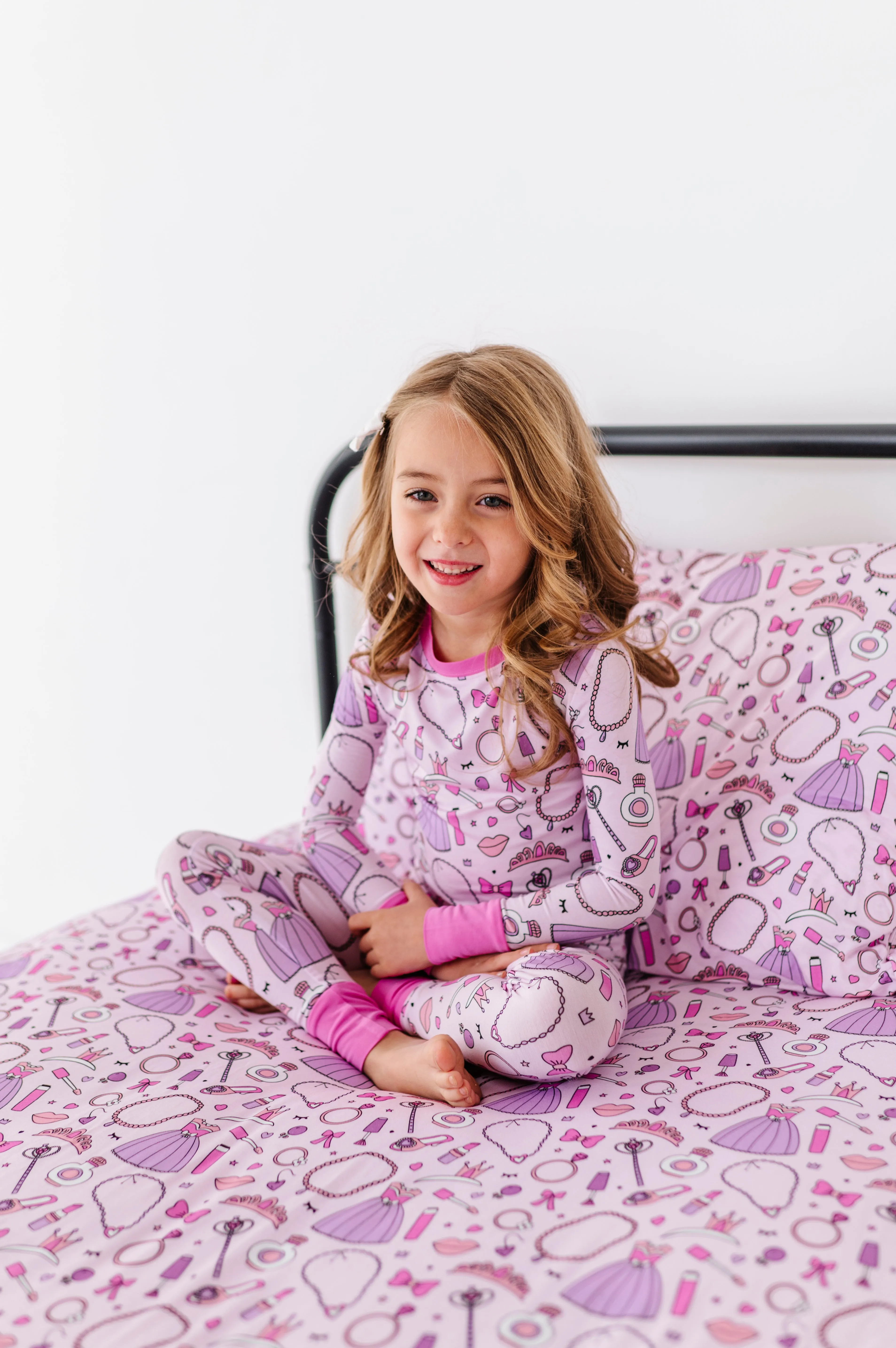 Sleeping Cutie Twin Fitted Sheet and Pillowcase