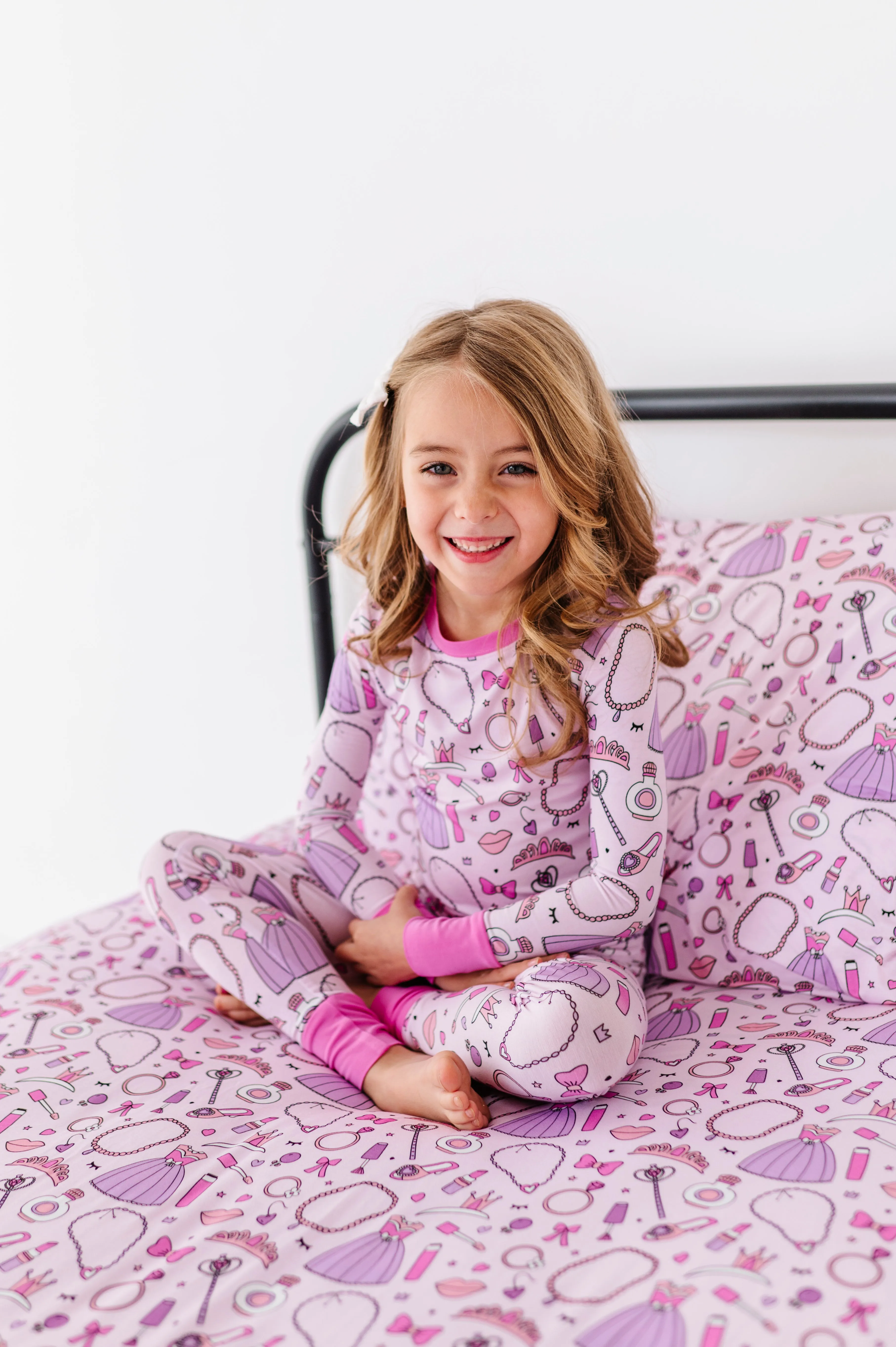 Sleeping Cutie Twin Fitted Sheet and Pillowcase