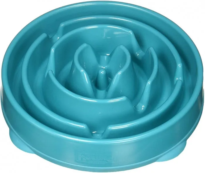Slow Feeder Dog Bowl - Teal