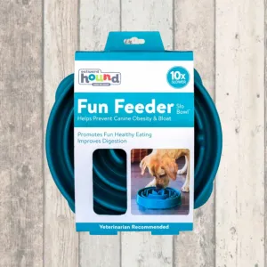 Slow Feeder Dog Bowl - Teal
