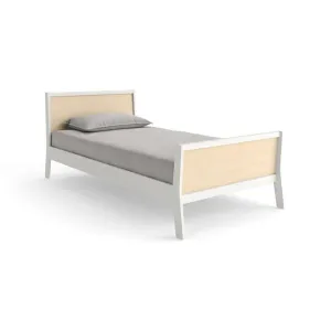 Sparrow Twin Bed - Birch / White by Oeuf