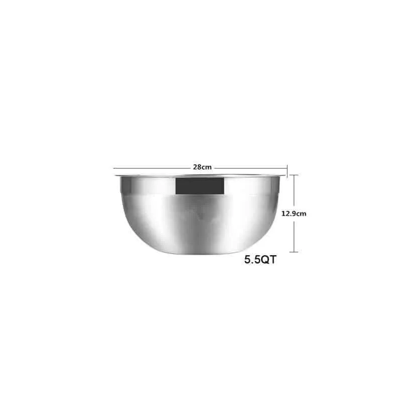 Stainless Steel Mixing Bowls 6 Pcs Set