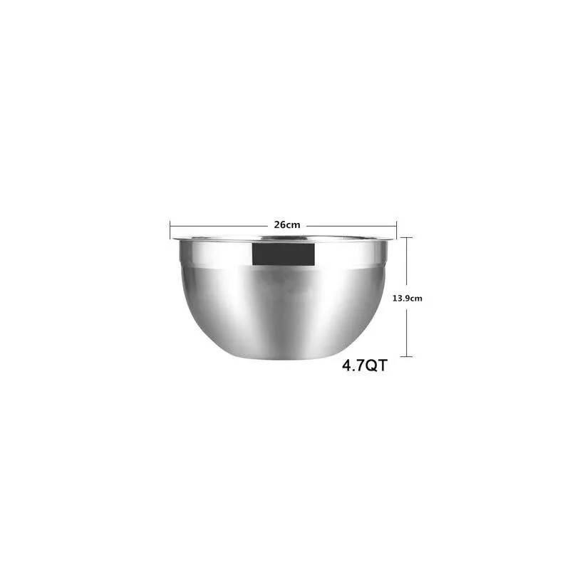 Stainless Steel Mixing Bowls 6 Pcs Set