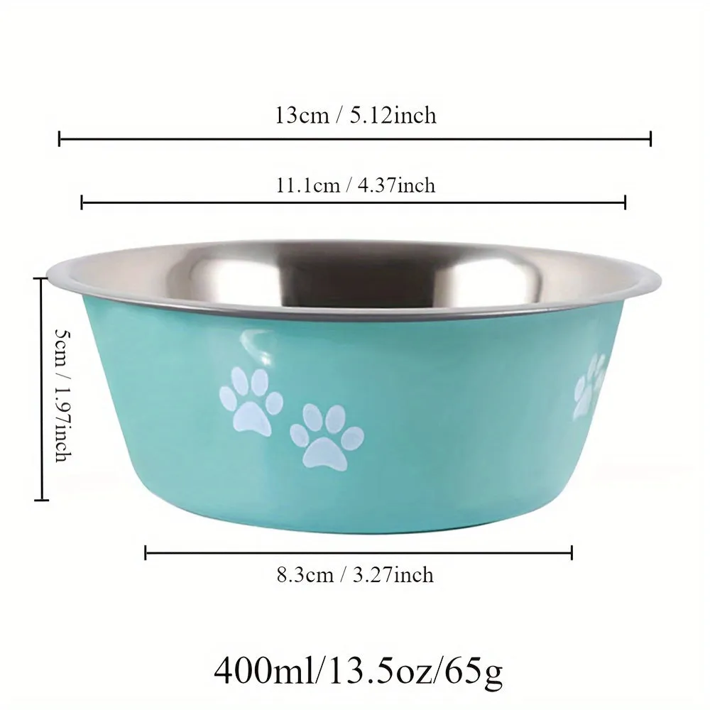 Stainless Steel NonSlip Dog Bowls  High Capacity Feeders