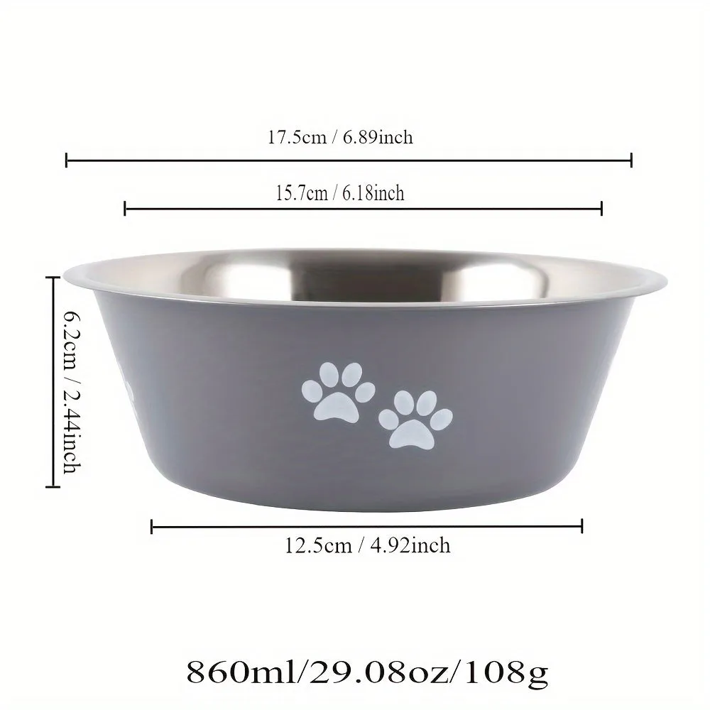 Stainless Steel NonSlip Dog Bowls  High Capacity Feeders