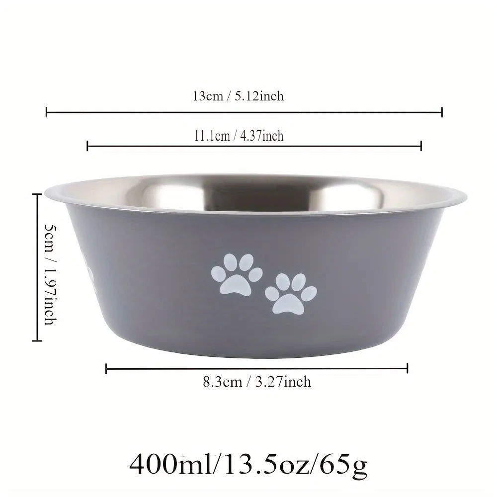 Stainless Steel NonSlip Dog Bowls  High Capacity Feeders