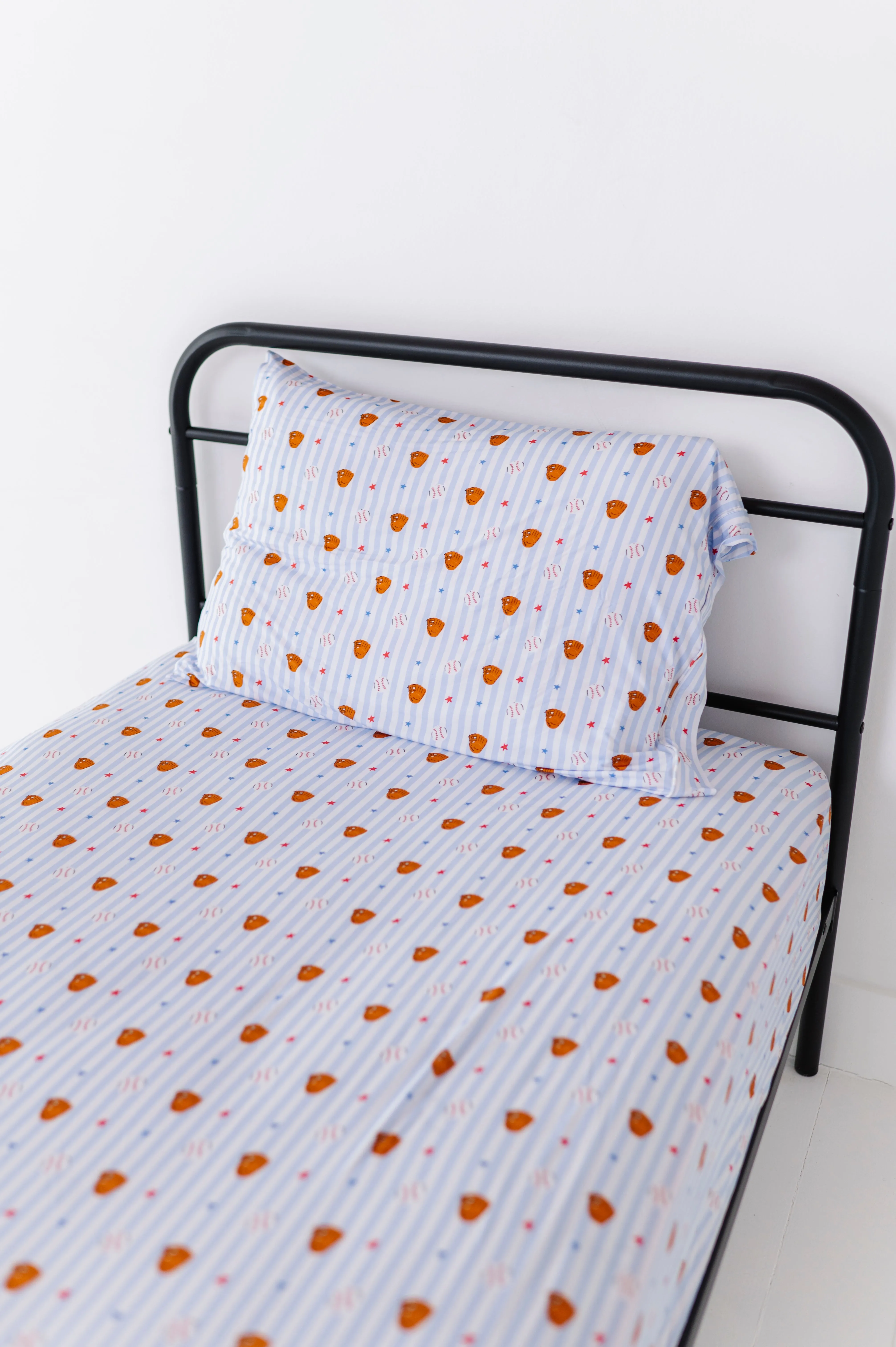 Stripe Out Twin Sheet and Pillowcase