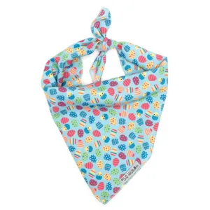 The Worthy Dog Easter Eggs Dog Bandana