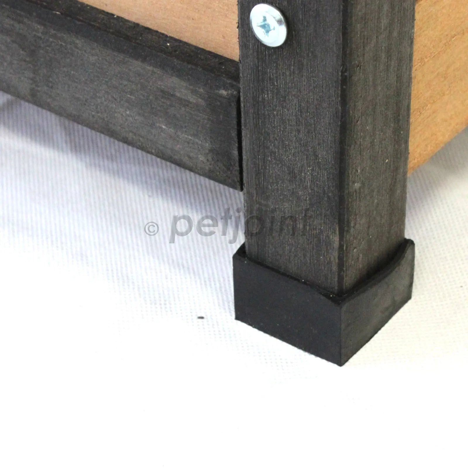 Wooden Pet Dog House Medium Kennel Indoor Outdoor Puppy Home Peak Roof